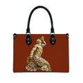 Women's PU Leather Tote Bag – Gold & Silver Neg Mawon Design | Luxury Everyday Shoulder Bag