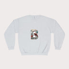 Floral Animal Print Crewneck Sweatshirt - Design B - InervoX