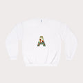 Floral Animal Print Crewneck Sweatshirt - Unisex ABC Design - InervoX