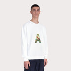 Floral Animal Print Crewneck Sweatshirt - Unisex ABC Design - InervoX