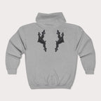 Full Zip Hoodie Minimalist Art Black - InervoX Edition 1 Neg Marron - InervoX