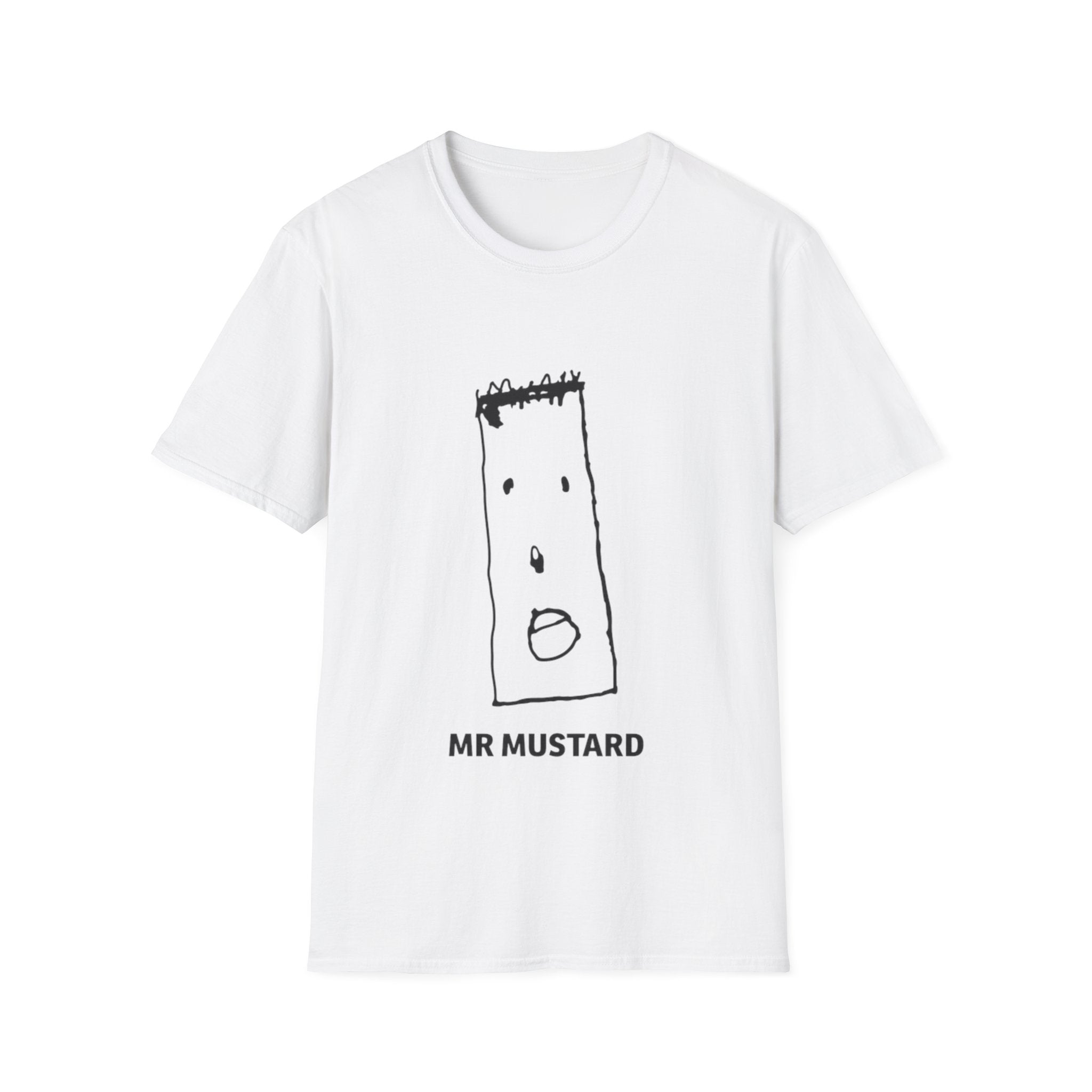 Funny Mr Mustard T-Shirt | Casual Graphic Tee - InervoX