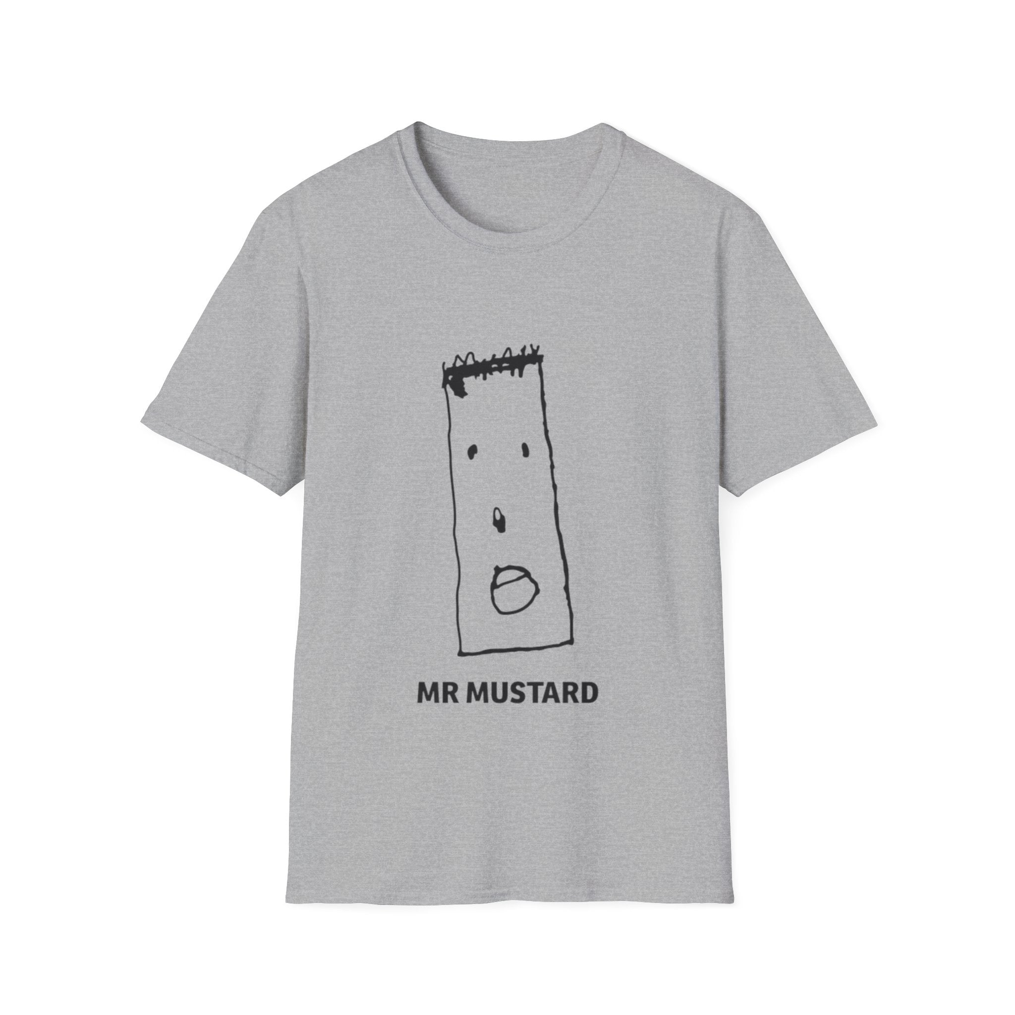 Funny Mr Mustard T-Shirt | Casual Graphic Tee - InervoX