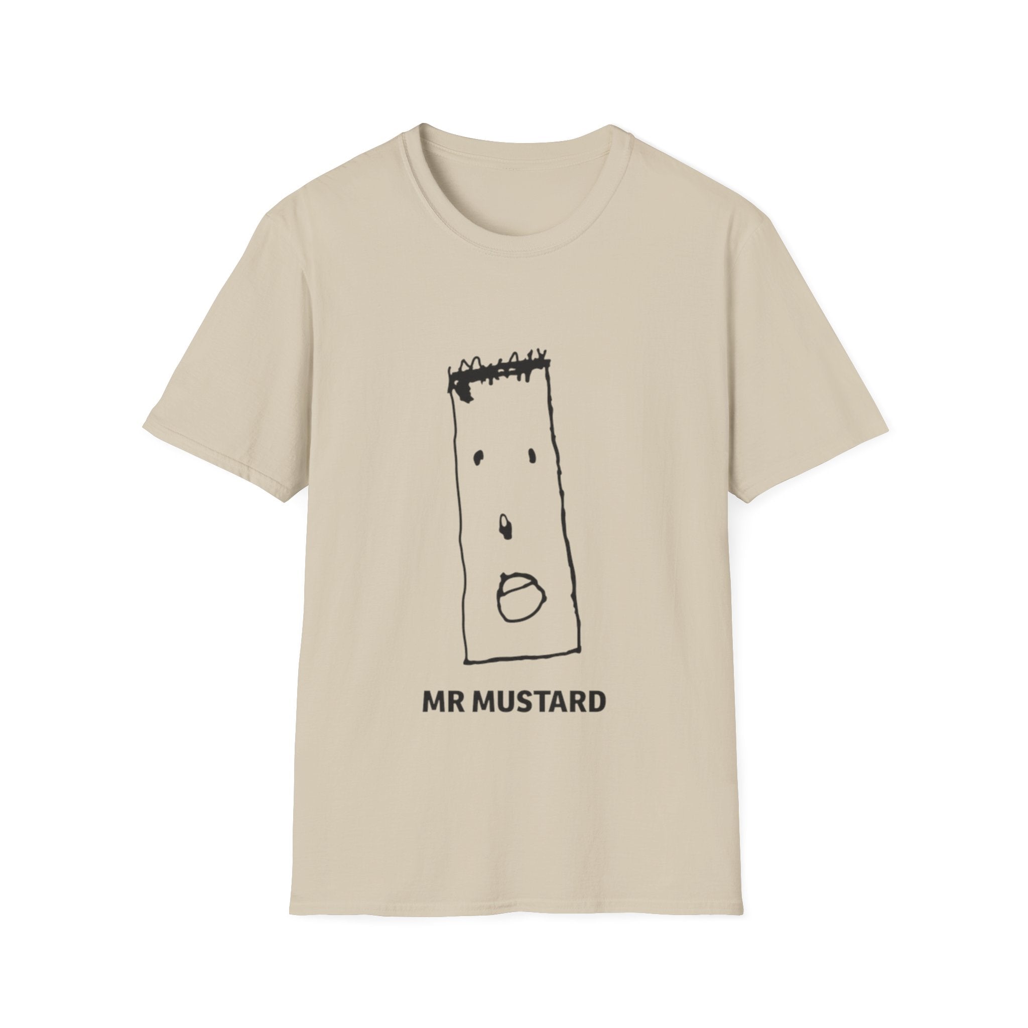 Funny Mr Mustard T-Shirt | Casual Graphic Tee - InervoX