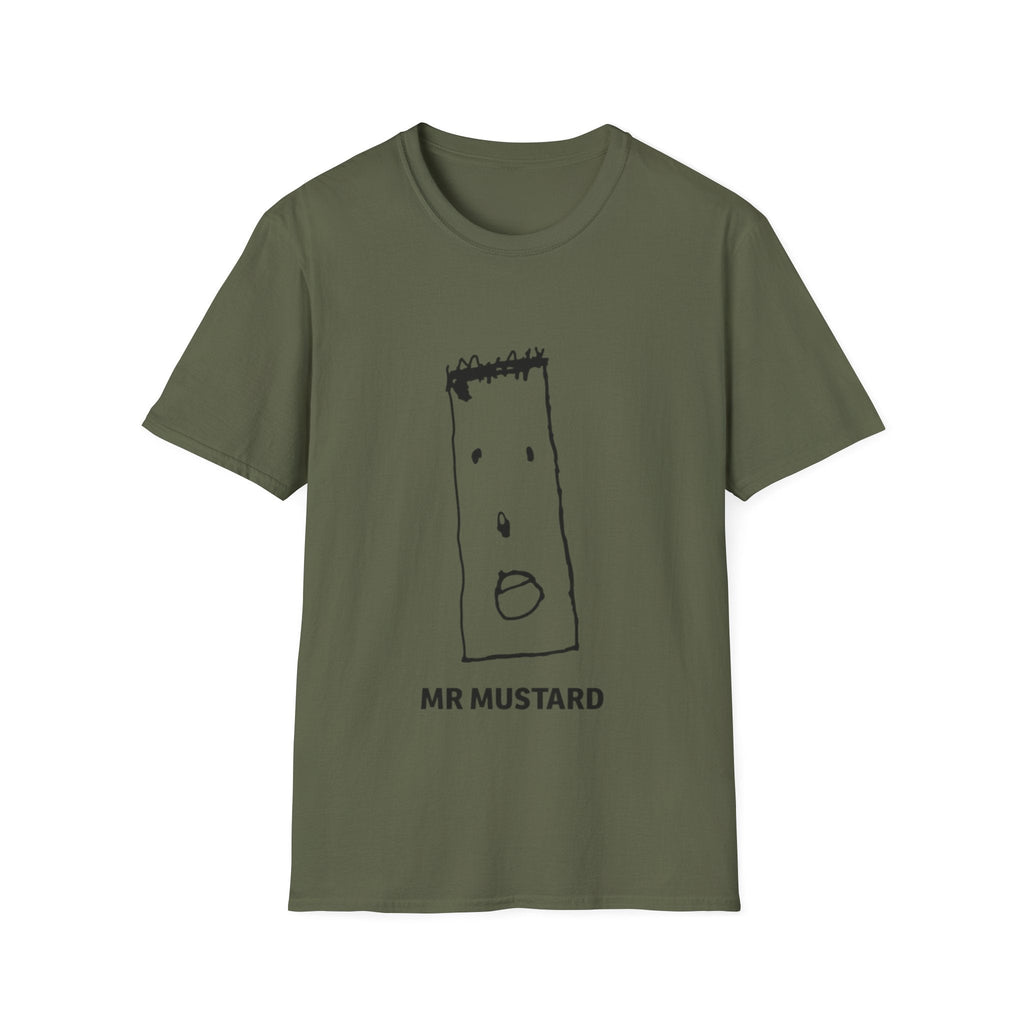 Funny Mr Mustard T-Shirt | Casual Graphic Tee - InervoX