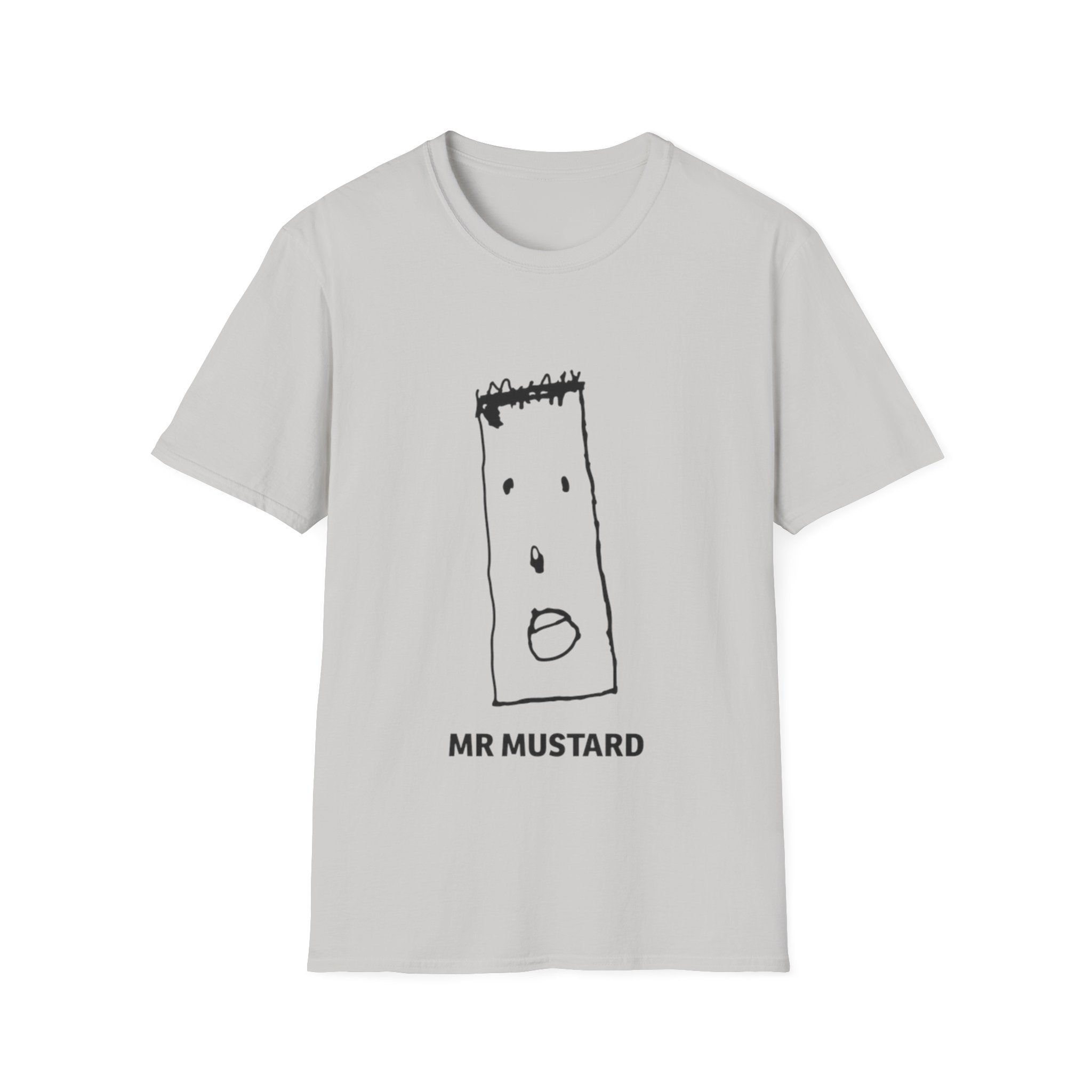 Funny Mr Mustard T-Shirt | Casual Graphic Tee - InervoX