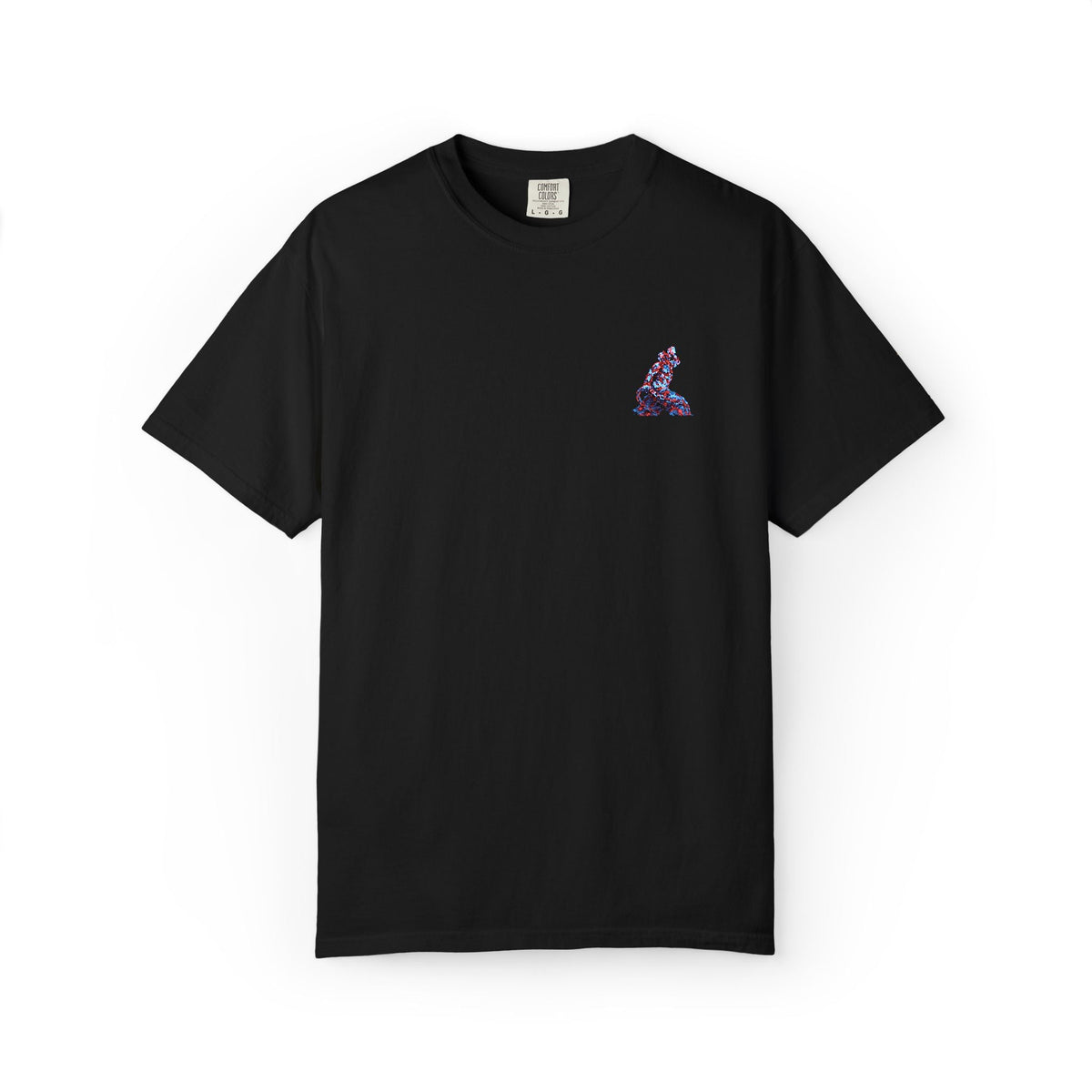 Garment-Dyed T-Shirt – Red & Blue Neg Mawon| Premium Unisex Tee - InervoX
