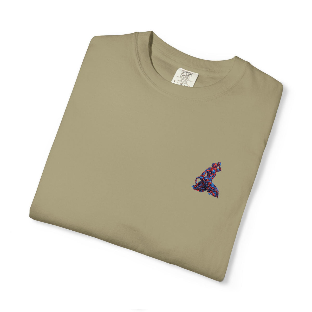 Garment-Dyed T-Shirt – Red & Blue Neg Mawon| Premium Unisex Tee - InervoX