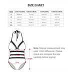 Halter One Piece Swimsuit for Women - InervoX Thought - InervoX