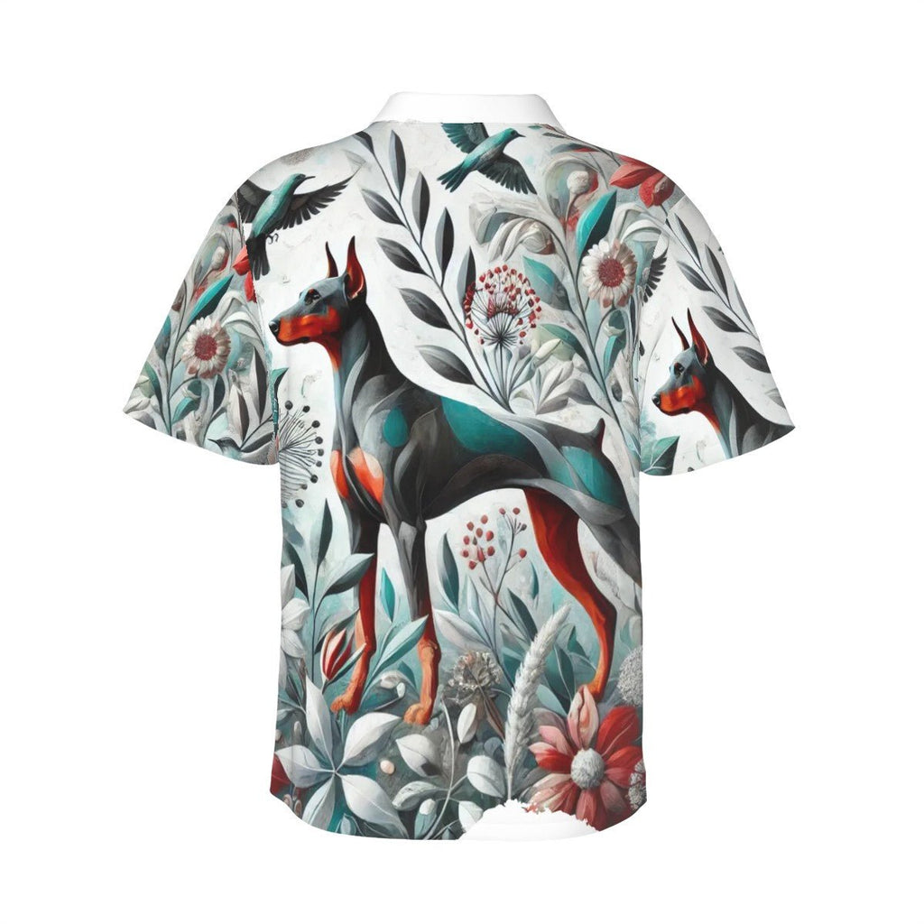 Hawaiian Shirt for Men Doberman style - InervoX