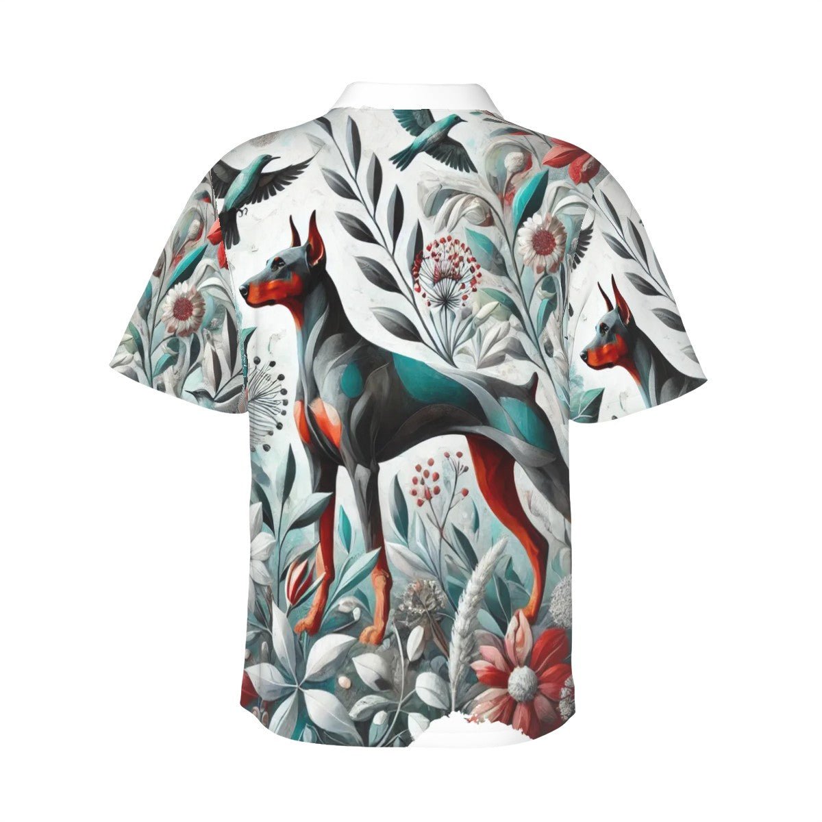 Hawaiian Shirt for Men Doberman style - InervoX