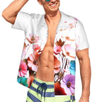 Hawaiian Shirt for Men Flower - InervoX