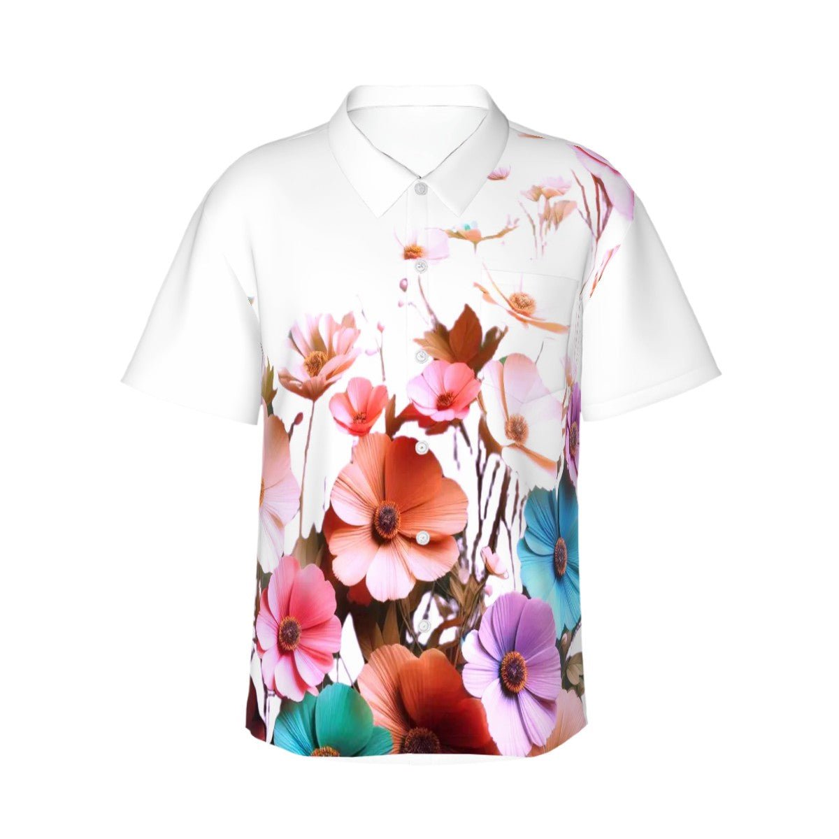 Hawaiian Shirt for Men Flower - InervoX