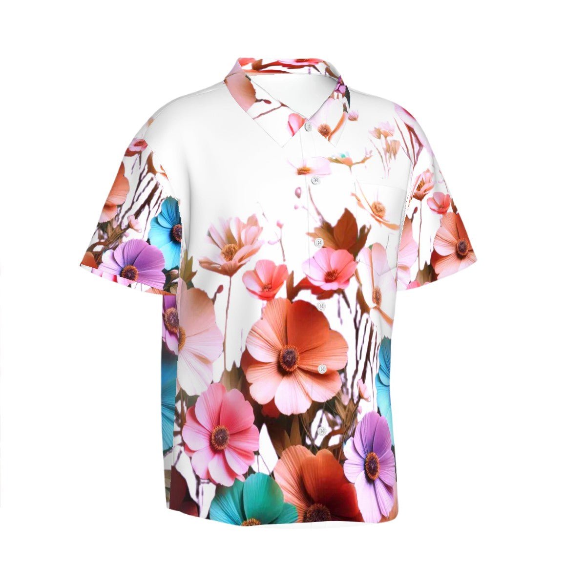 Hawaiian Shirt for Men Flower - InervoX