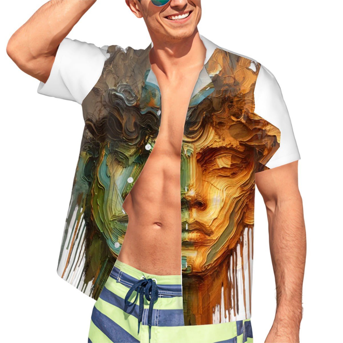Hawaiian Shirt for Men InervoX Young boy vision - InervoX
