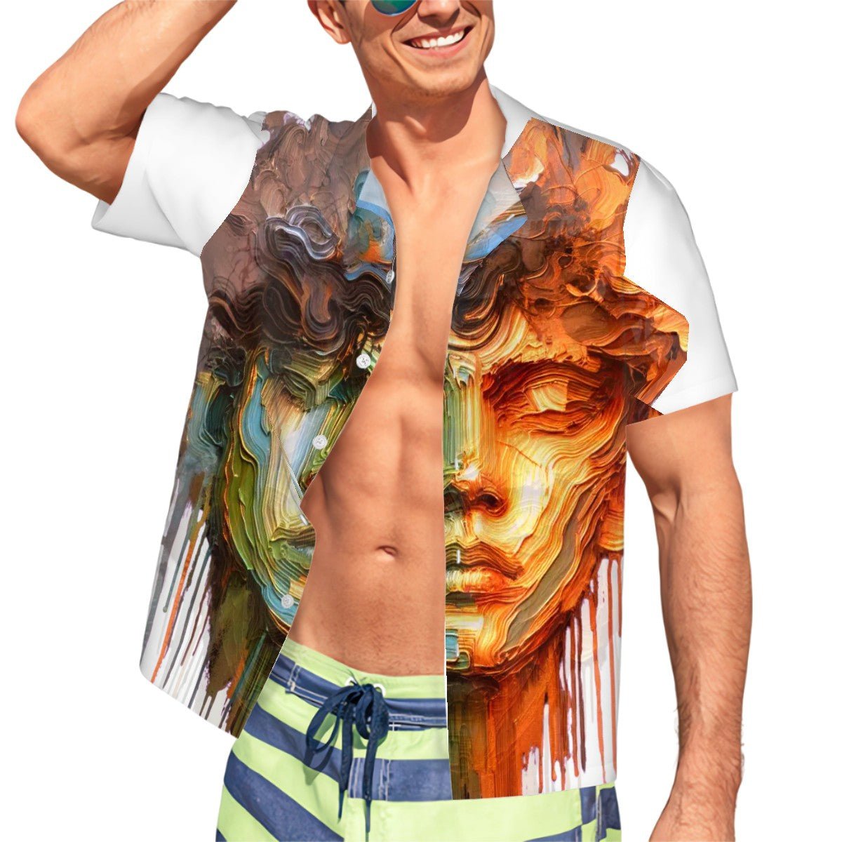 Hawaiian Shirt for Men InervoX Young boy vision - InervoX
