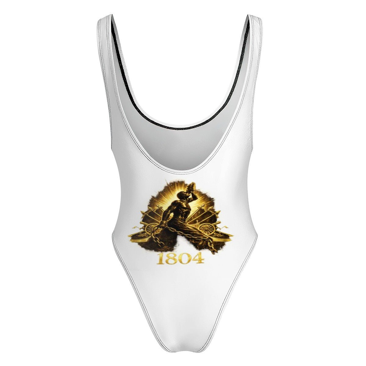 HighCut One Piece Swimsuit Women 1804 Neg Mawon Fusion - InervoX