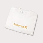 InervoX Crewneck Sweatshirt - White Pullover - InervoX