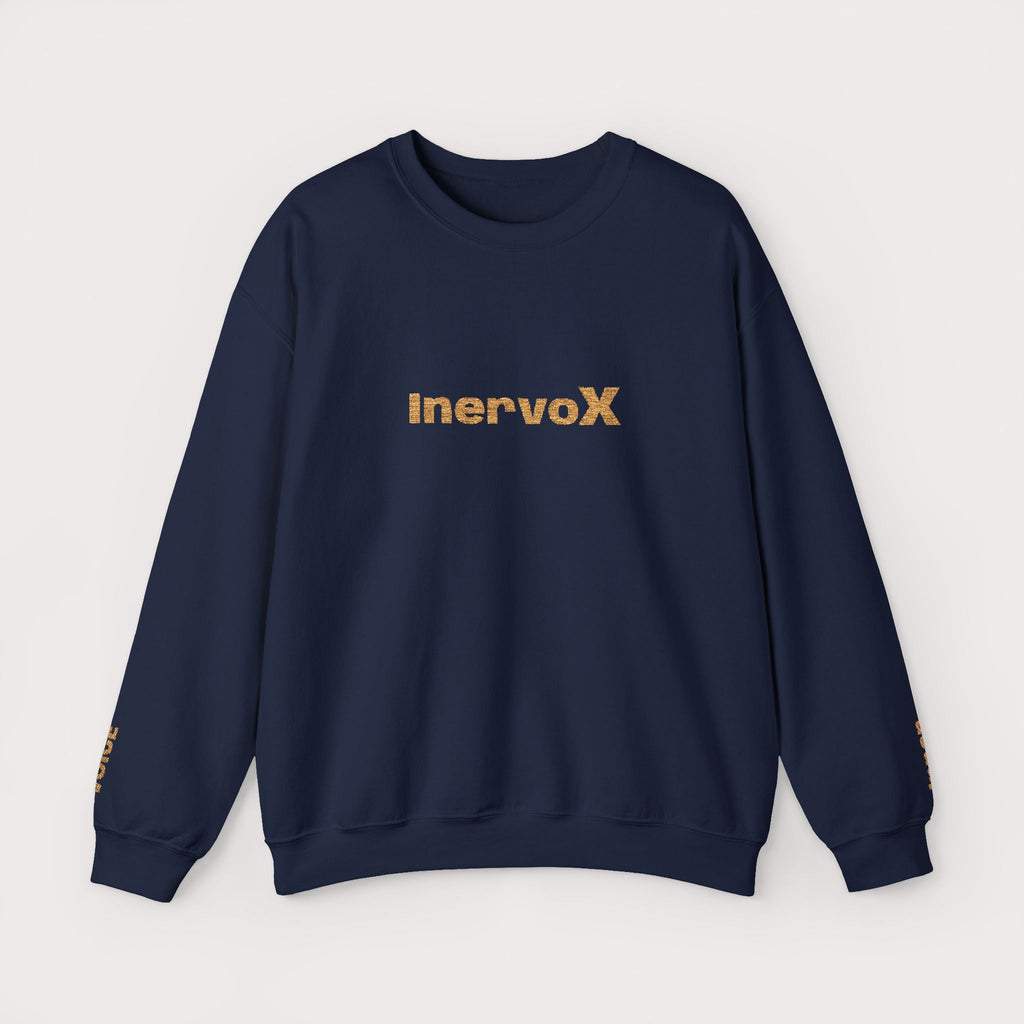 InervoX Crewneck Sweatshirt - White Pullover - InervoX