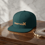 InervoX Minimal Logo Flat Bill Snapback Hat - Streetwear Cap - InervoX