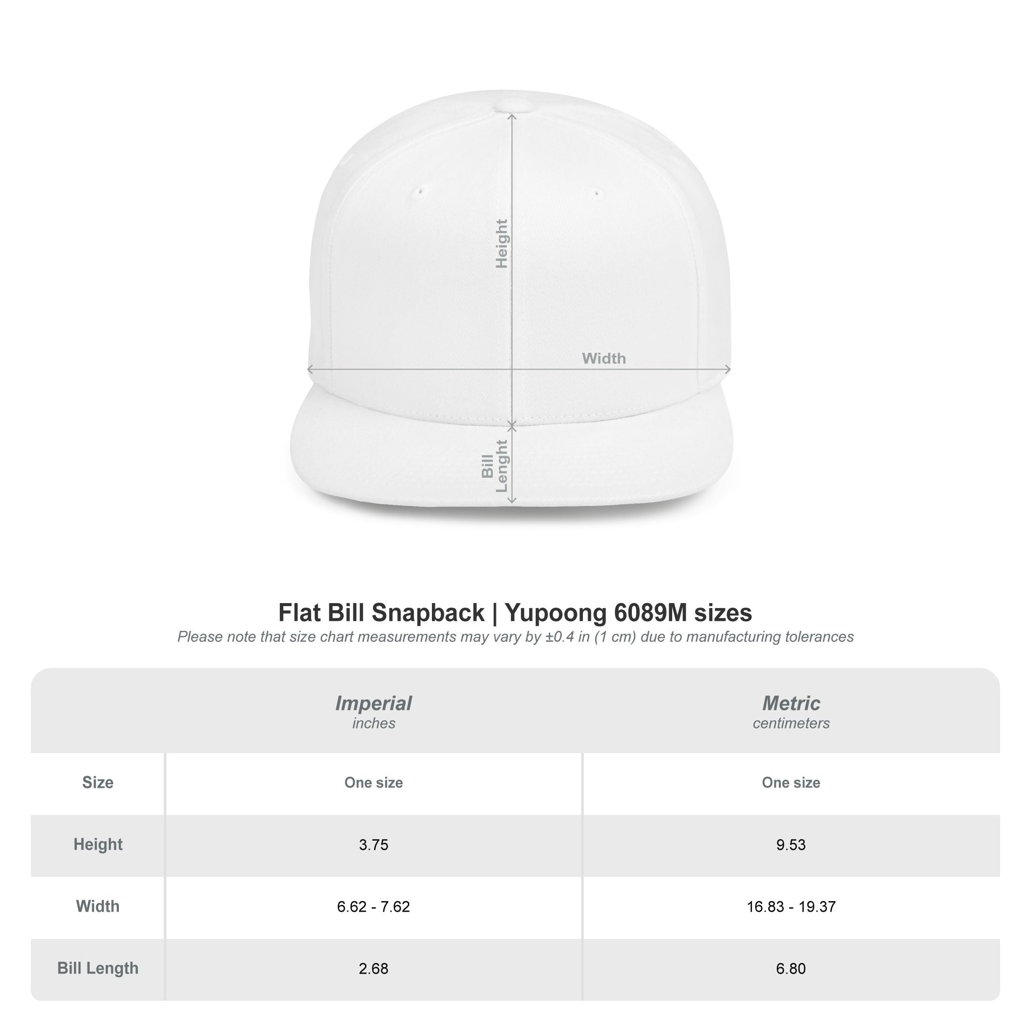 InervoX Minimal Logo Flat Bill Snapback Hat - Streetwear Cap - InervoX