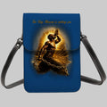 Leather Cell Phone Purse With Shoulder Strap 1804 Neg Mawon Fusion - InervoX