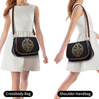 Leather Shoulder Bag - A letter InervoX - InervoX