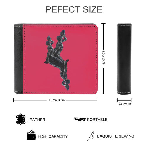 Leather Wallet Neg Marron Design - InervoX
