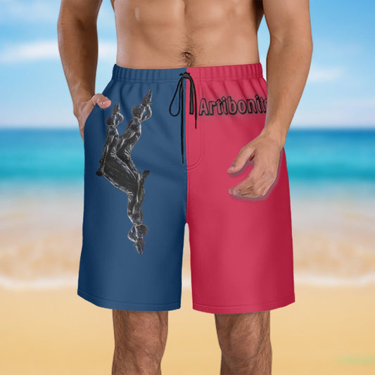 Men's Beach Shorts in Neg Marron - Department Artibonit - InervoX Edition 1 Neg Marron Inspiration - InervoX