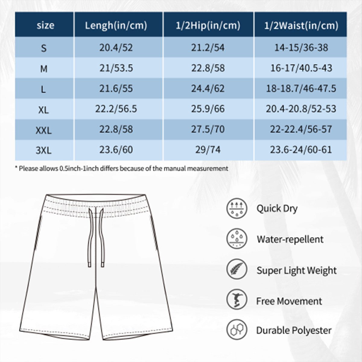 Men's Beach Shorts in Neg Marron - Department Artibonit -InervoX Edition 1 Neg Marron Inspiration - InervoX