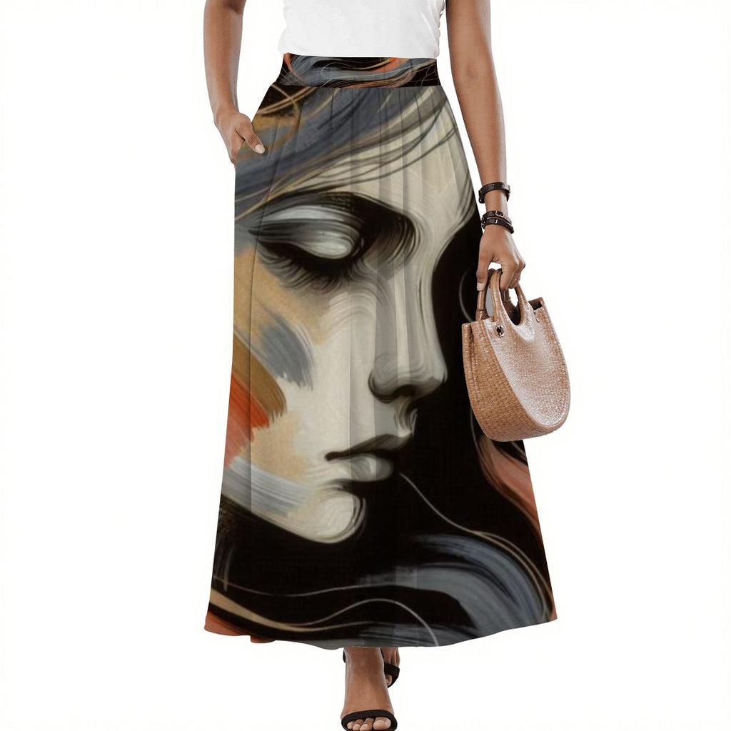 Midi Skirt with Pockets, InervoX thought design - InervoX