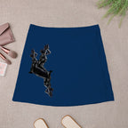 Mini Skirt in Blue-InervoX Edition 1 Neg Marron Inspiration - The Unheard voice - InervoX