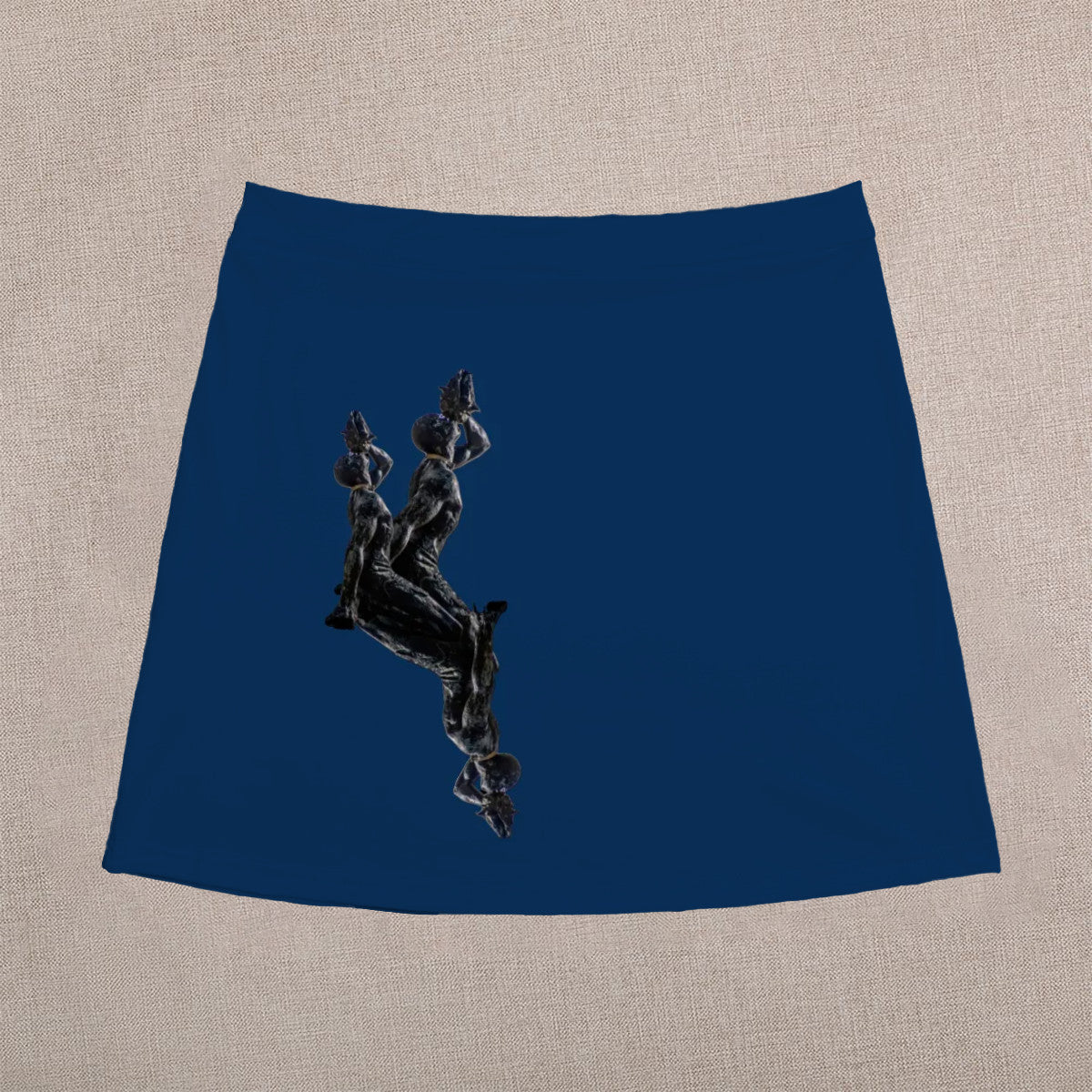 Mini Skirt in Blue-InervoX Edition 1 Neg Marron Inspiration - The Unheard voice - InervoX
