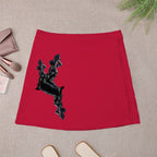 Mini Skirt in Red -InervoX Edition 1 Neg Marron Inspiration - The Unheard voice - InervoX