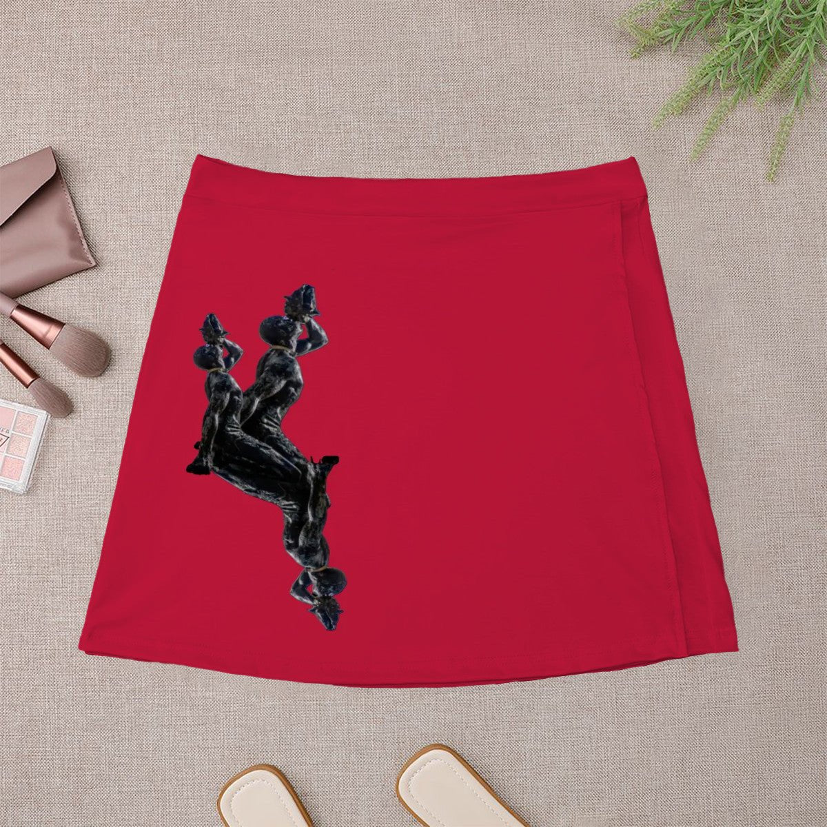 Mini Skirt in Red -InervoX Edition 1 Neg Marron Inspiration - The Unheard voice - InervoX