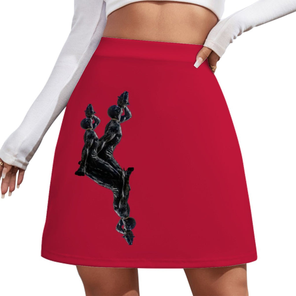 Mini Skirt in Red -InervoX Edition 1 Neg Marron Inspiration - The Unheard voice - InervoX