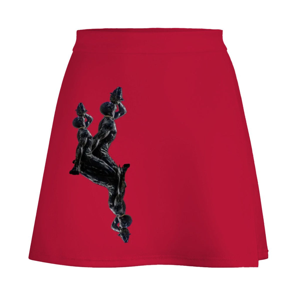 Mini Skirt in Red -InervoX Edition 1 Neg Marron Inspiration - The Unheard voice - InervoX