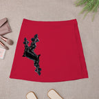 Mini Skirt in Red -InervoX Edition 1 Neg Marron Inspiration - The Unheard voice - InervoX
