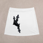 Mini Skirt in White- InervoX Edition 1 Neg Marron Inspiration - InervoX