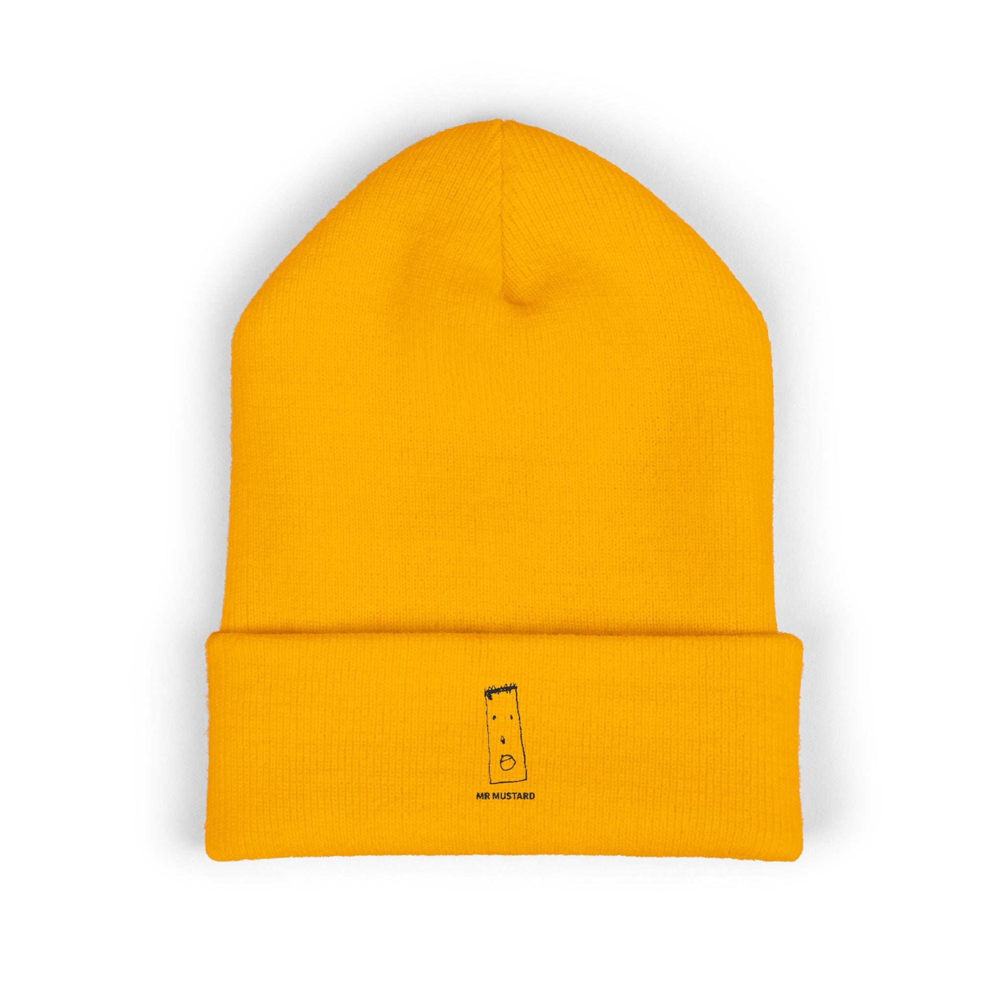 Mr Mustard Embroidered Beanie - InervoX