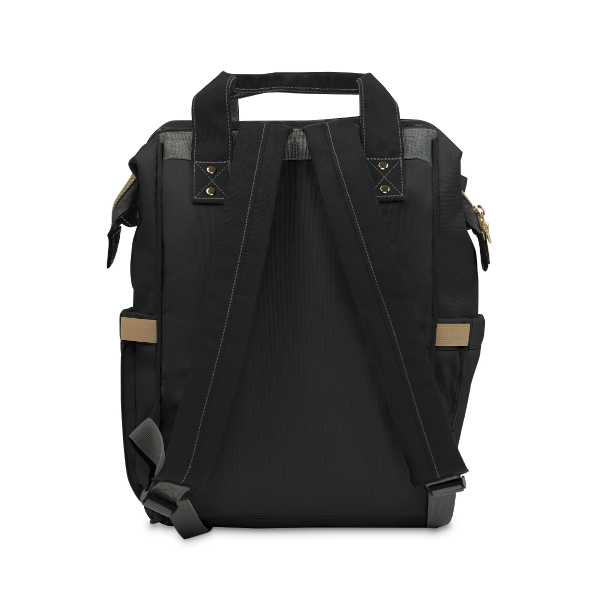 Multifunctional Diaper Black Backpack- InervoX Edition whirl - InervoX