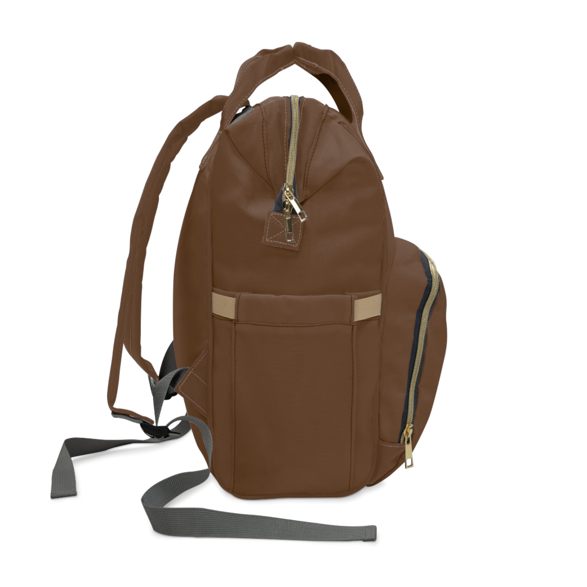 Multifunctional Diaper Brown Backpack- InervoX Edition whirl - InervoX