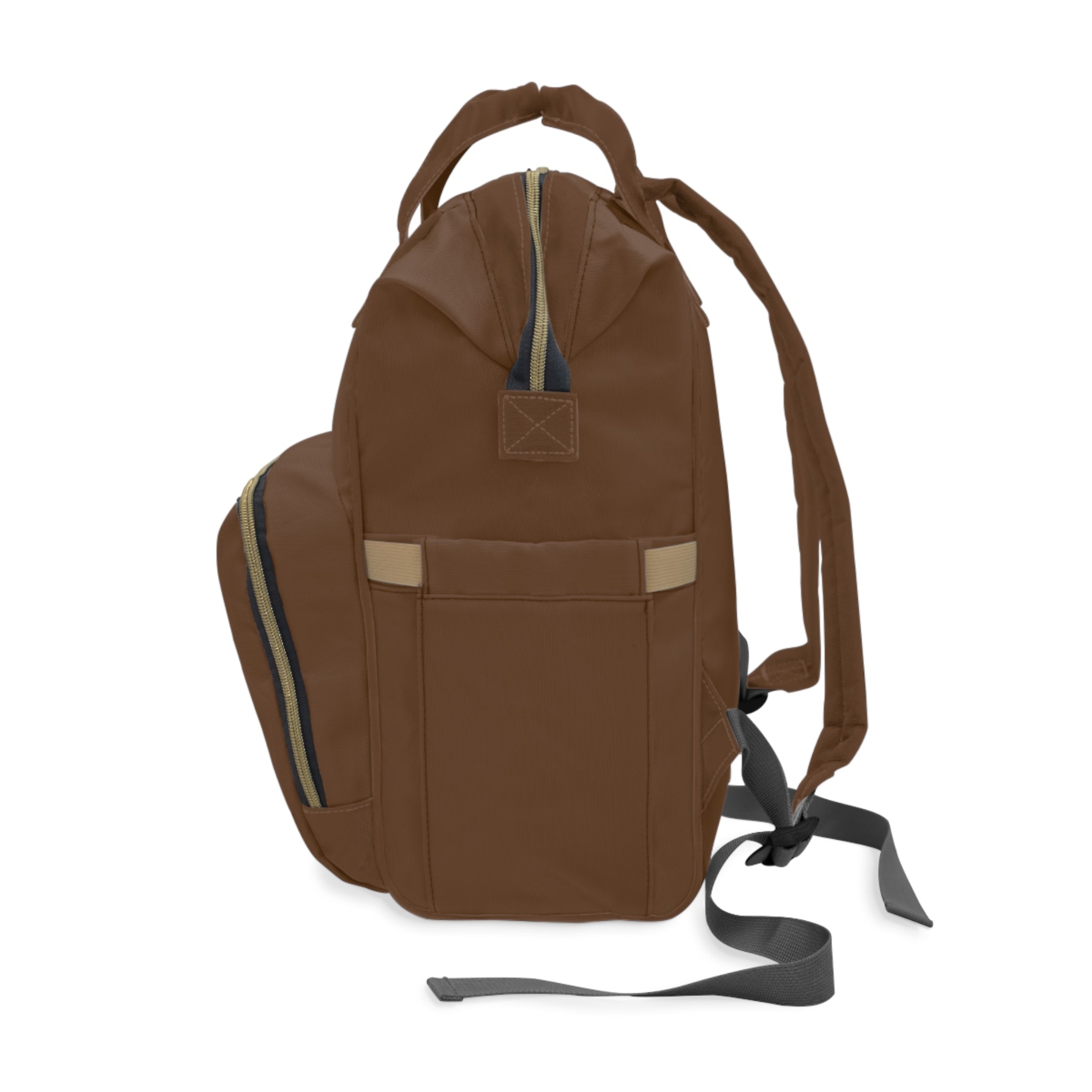 Multifunctional Diaper Brown Backpack- InervoX Edition whirl - InervoX