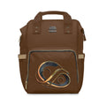 Multifunctional Diaper Brown Backpack- InervoX Edition whirl - InervoX