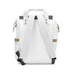 Multifunctional Diaper White Backpack- InervoX Edition Whirl - InervoX