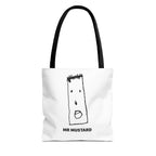 Mustard Graphic Tote Bag - InervoX
