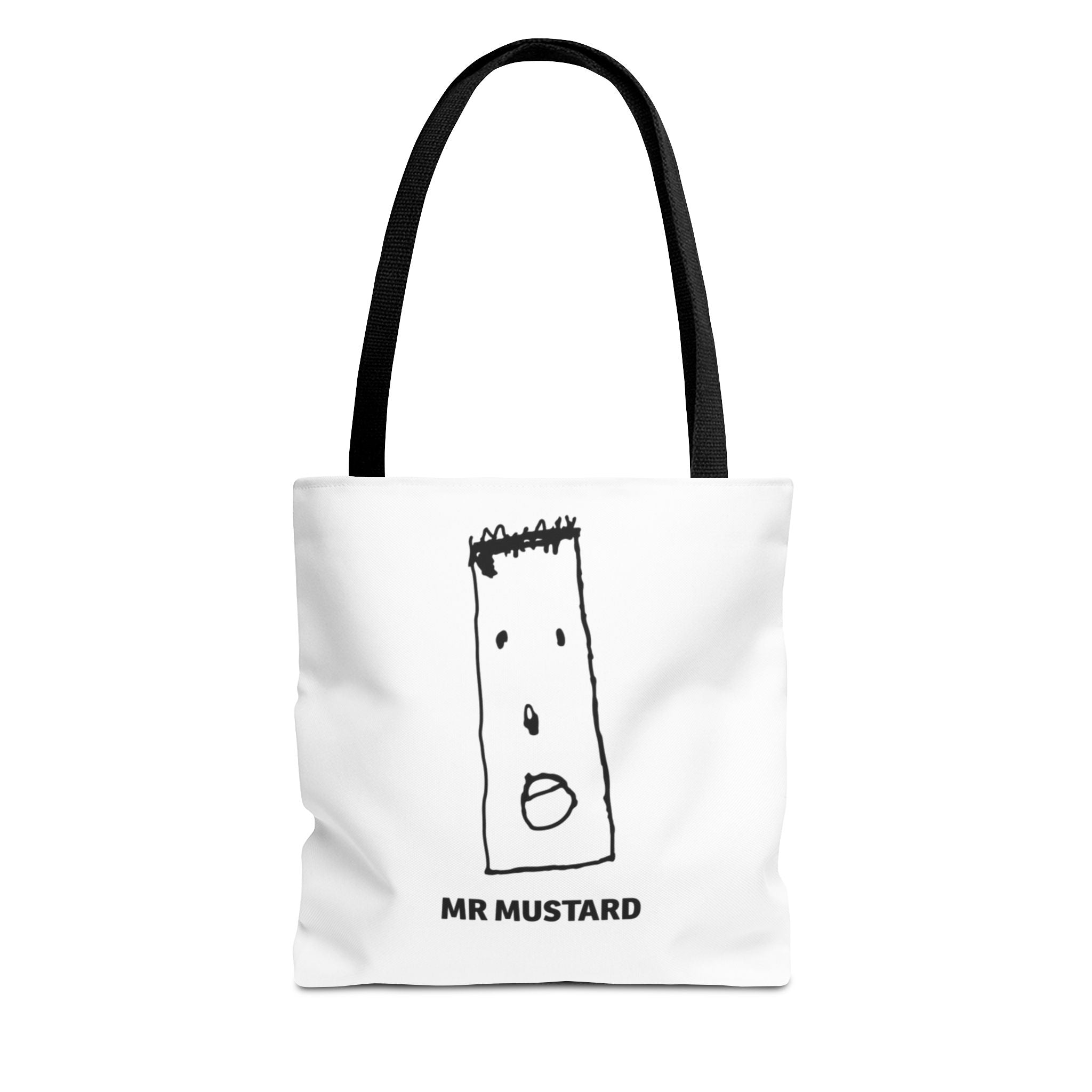 Mustard Graphic Tote Bag - InervoX
