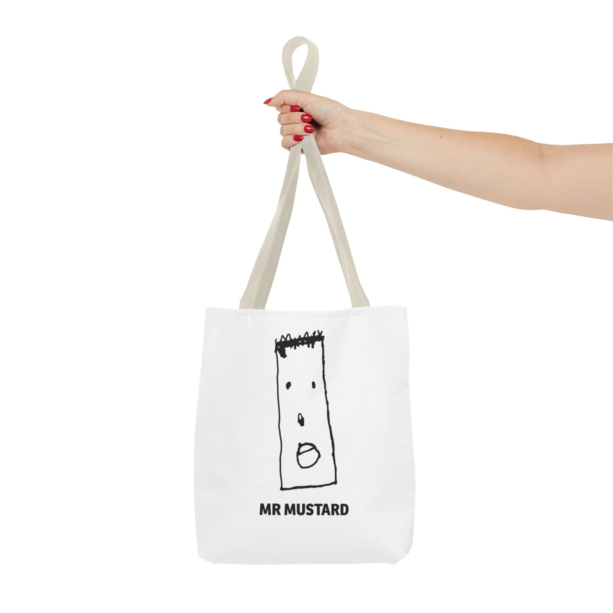 Mustard Graphic Tote Bag - InervoX
