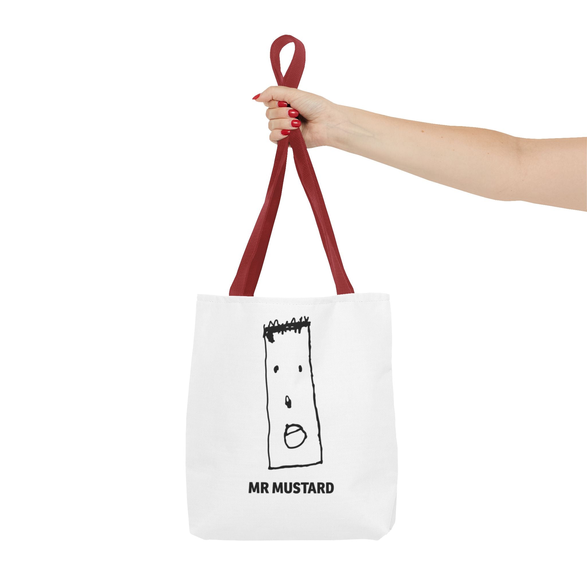 Mustard Graphic Tote Bag - InervoX