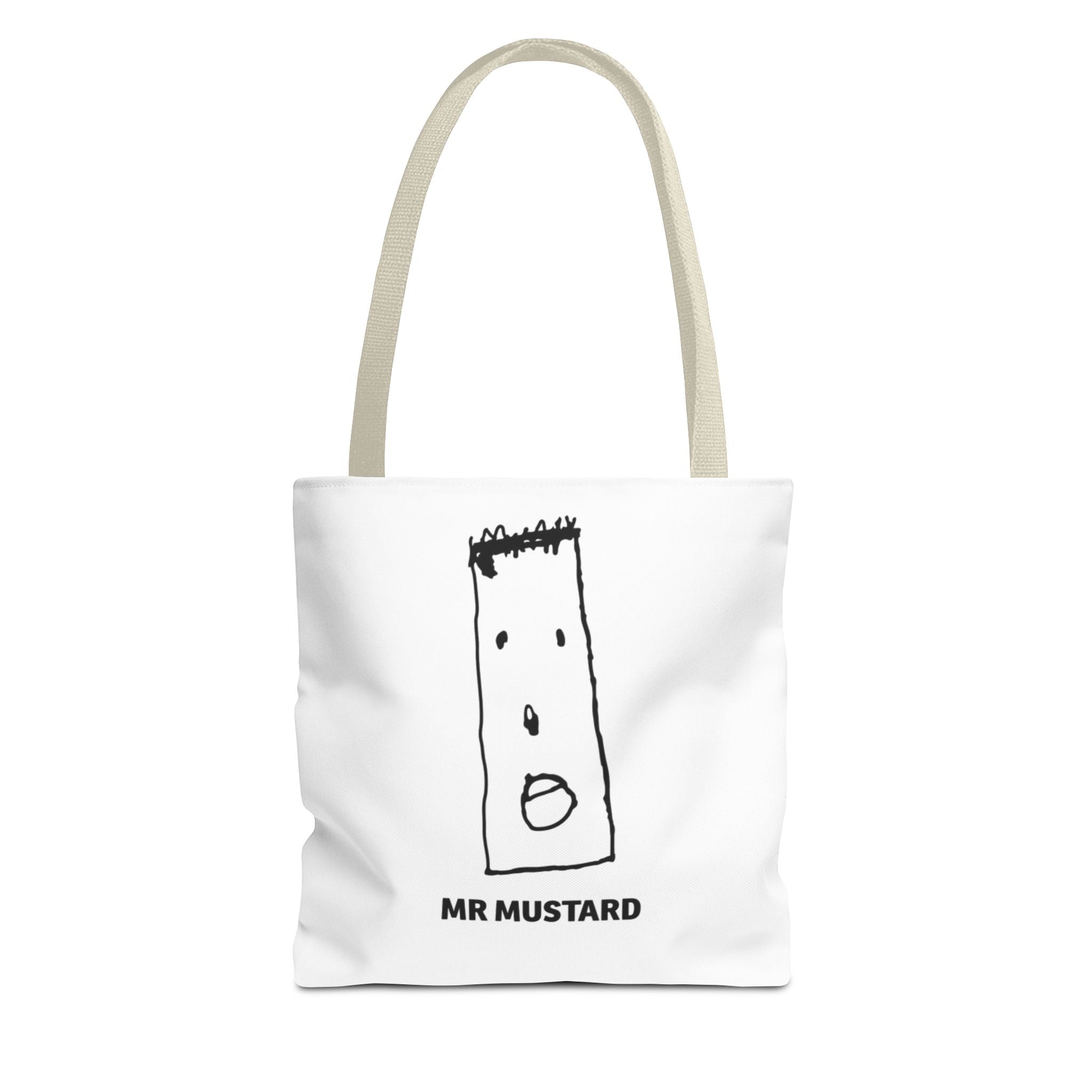 Mustard Graphic Tote Bag - InervoX